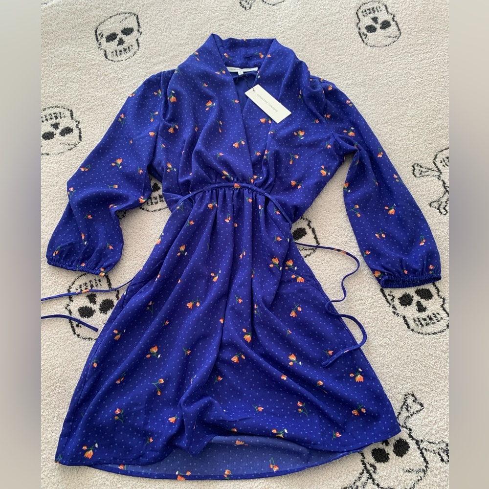 NWT Blue Floral Dress